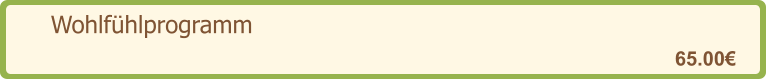 Wohlfühlprogramm   65.00€